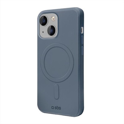 SBS - Cover Smooth Mag TEMAGCOVRUBIP1461B per iPhone 14-Blu