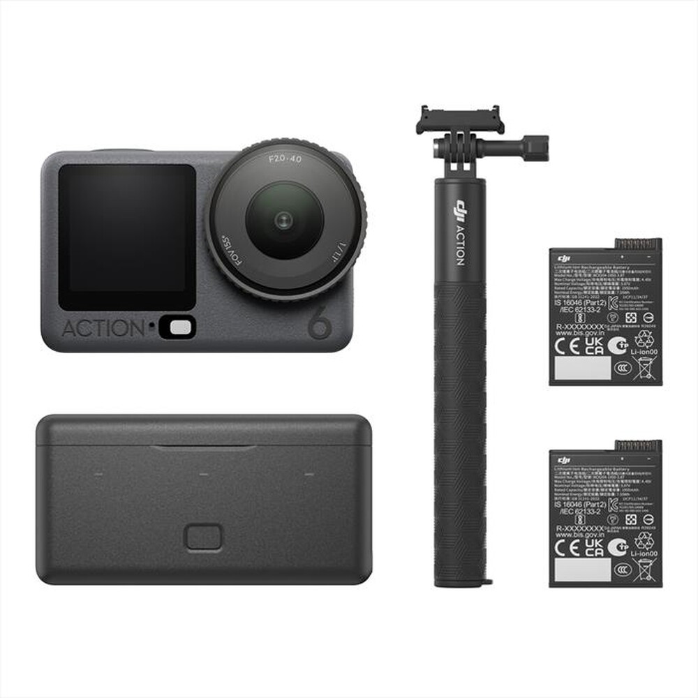 Immagine del prodotto DJI - OSMO ACTION 6 ADVENTURE COMBO-Nero