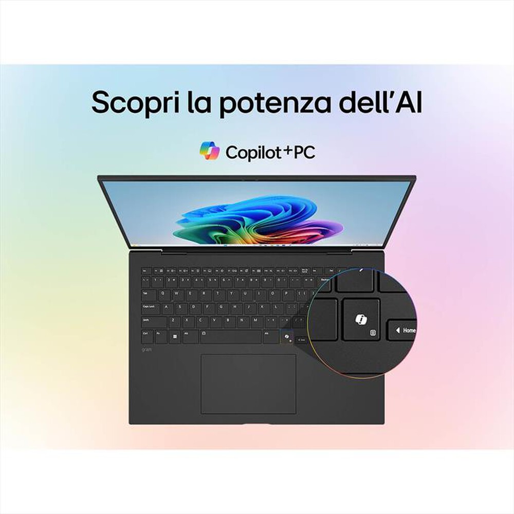 "LG - Notebook 17\" Copilot+ PC GRAM AI 17Z90TL-Nero"