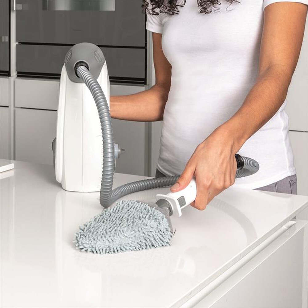 "SHARK - Pulitore vapore 2in1: Scopa & Pulitore S6005EU-Bianco"