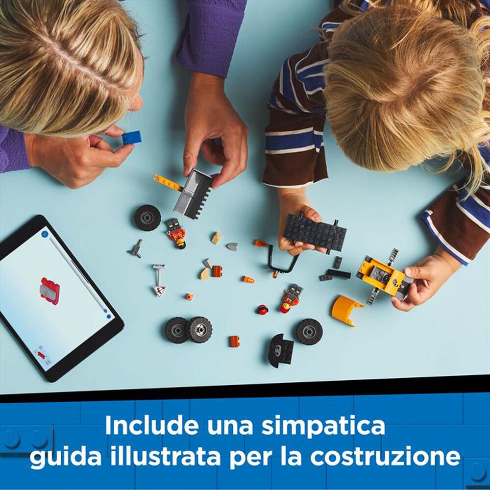 Immagine del prodotto LEGO - CITY GREAT VEHICLES Pala gommata gialla 60450