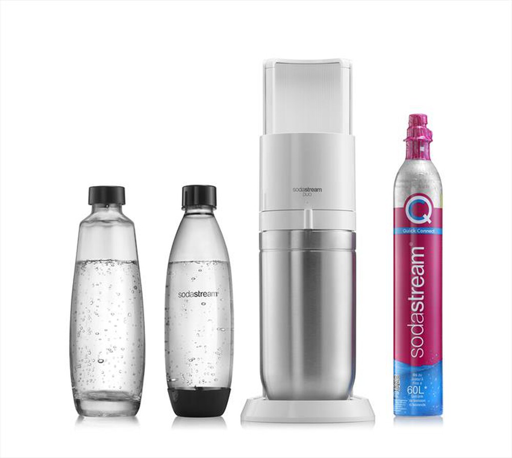 "SODASTREAM - Duo-Bianco/Acciaio"