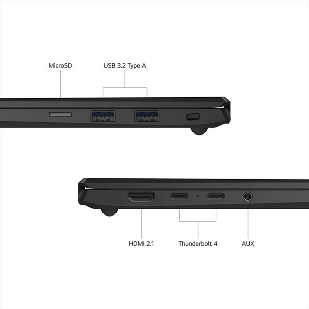"LG - Notebook 17\" Copilot+ PC GRAM AI 17Z90TL-Nero"
