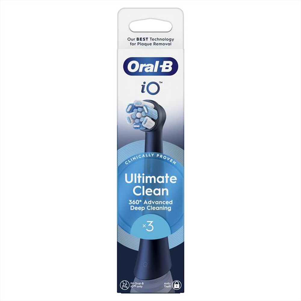 "ORAL-B - OB PW REFILL ULTIMATE CLEAN BLACK X3CT-NERO"