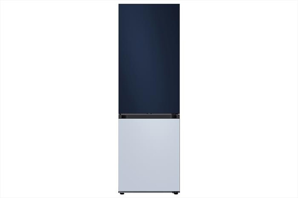 "SAMSUNG - Frigorifero combinato F-RB34D153448 BESPOKE-Satin NAVY-Satin Sky Blu"