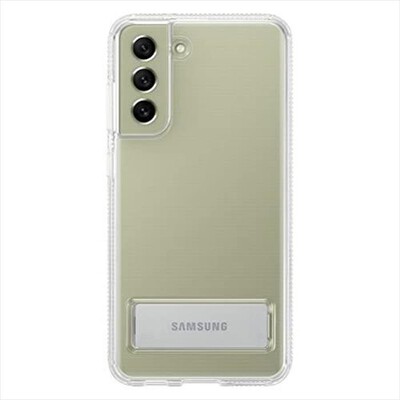 SAMSUNG - Clear standing cover EF-JG990CTEGWW per S 21 FE-TRASPARENTE