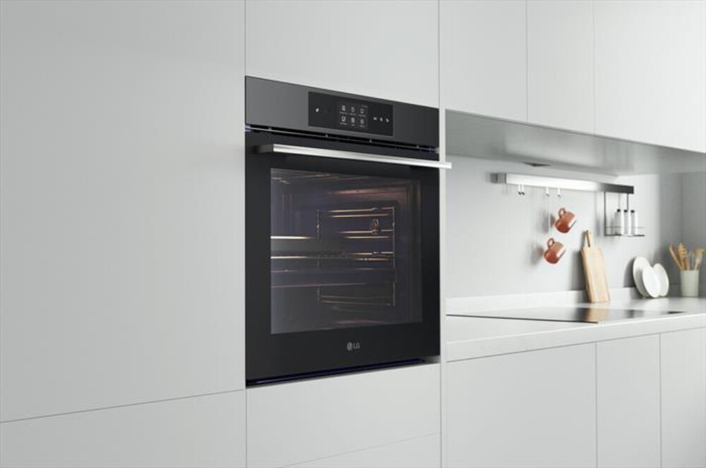 "LG - Forno incasso elettrico INSTAVIEW WSED7665B A++-Black Steel"