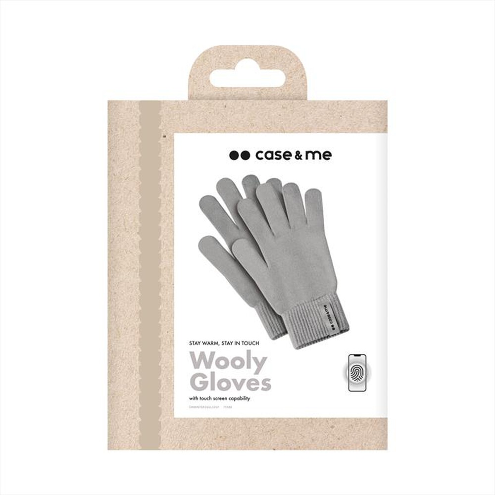 "CASEME - Guanto Touch CMWINTER24GL22GY-Grigio"