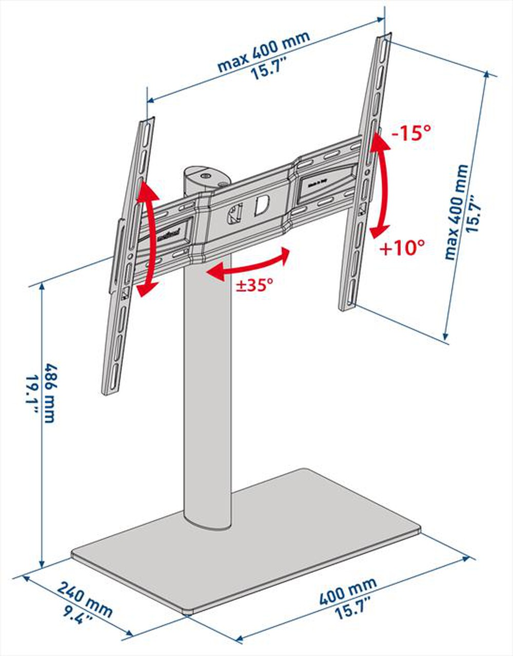 Immagine del prodotto MELICONI - STAND 400-NERO