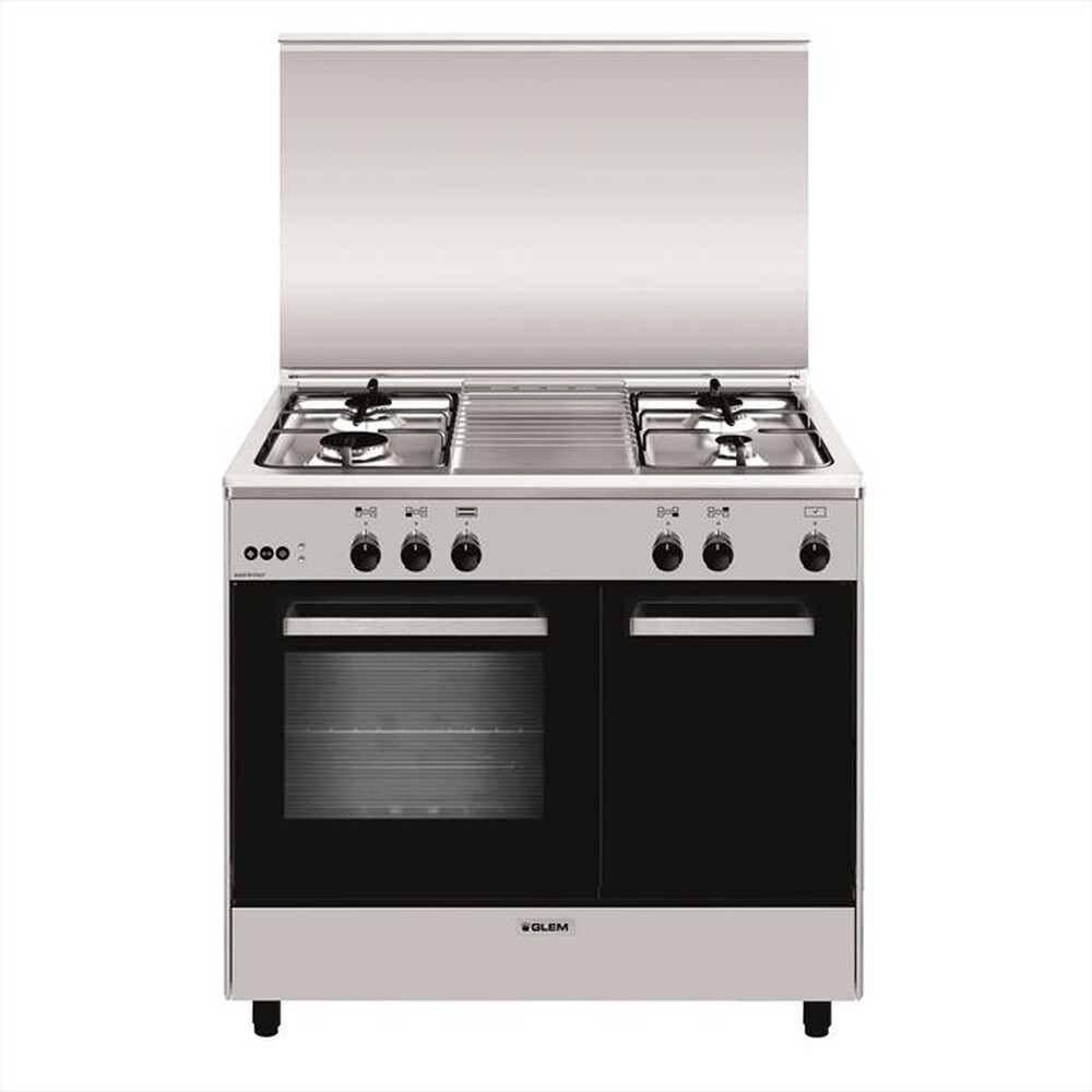 "GLEM GAS - Cucina a gas AR964VI Classe A-Inox"