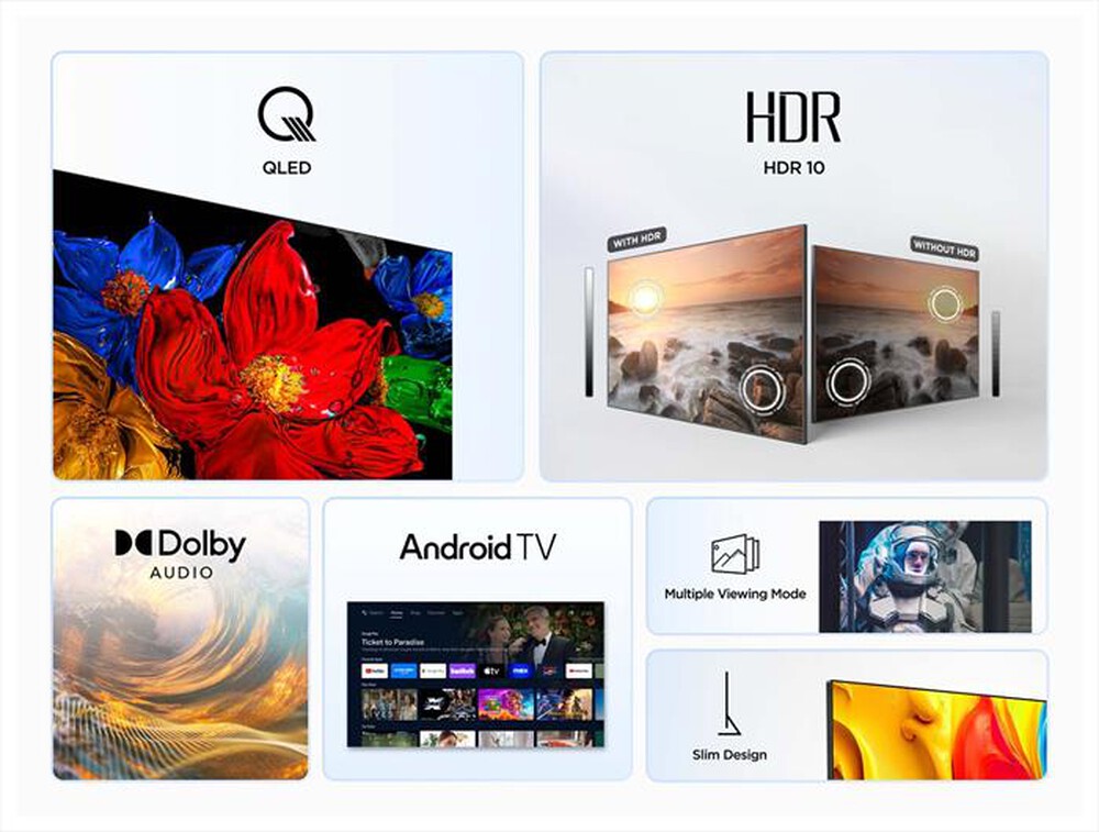 Immagine del prodotto TCL - Smart TV QLED HD READY 32" 32S49K-Nero