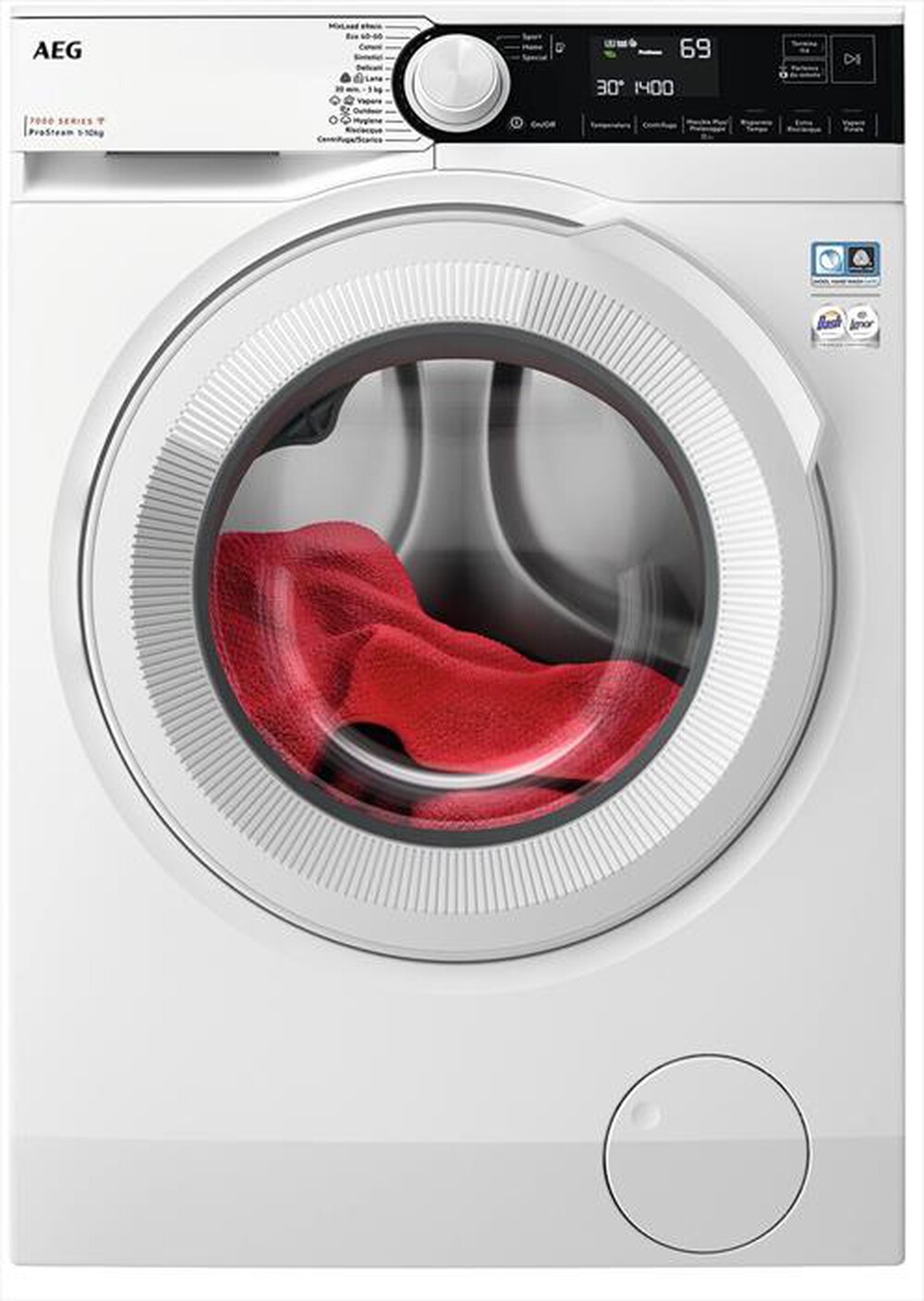 "AEG - Lavatrice LR7D410WY 10 Kg Classe A-Bianco"