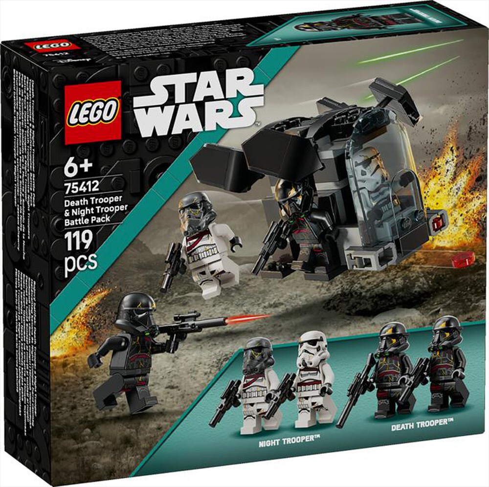 "LEGO - BATTLE PACK DEATH TROOPER E NIGHT TROOPER-,"
