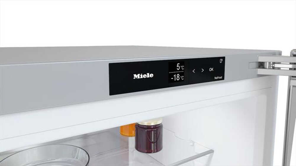 "MIELE - Frigorifero combinato KFN 4796 CD EL ClasseA 485lt-Acciaio inossidabile"