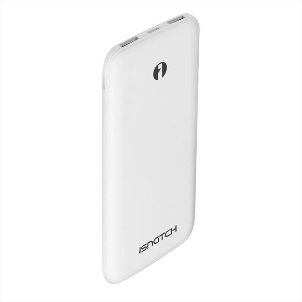 "ISNATCH - W10 - POWER BANK WIRELESS 10000MAH-Bianco"