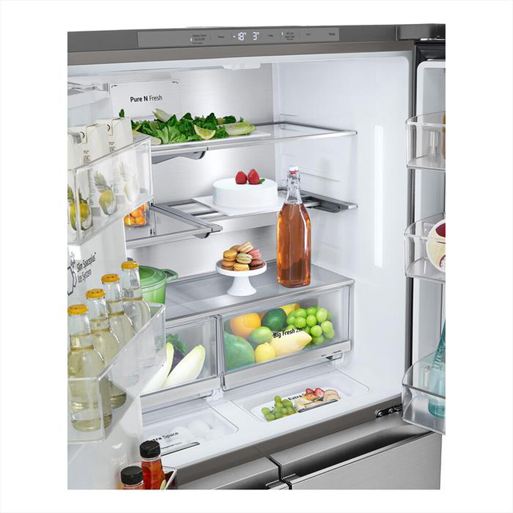 Immagine del prodotto LG - Frigorifero 4 porte GML960PYBE Classe E 641L-Silver