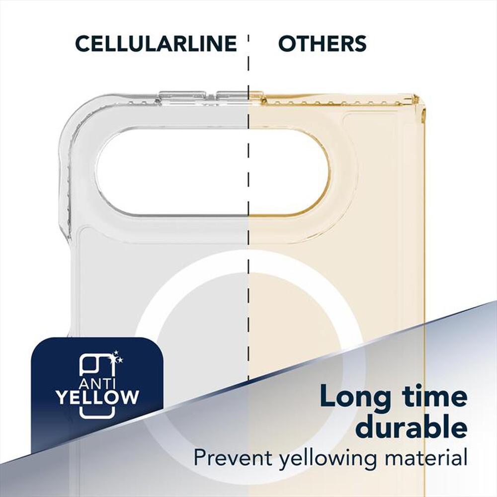 Immagine del prodotto CELLULARLINE - Cover ULTRA STRONG MAG per iPhone 18 Ultra-Trasparente