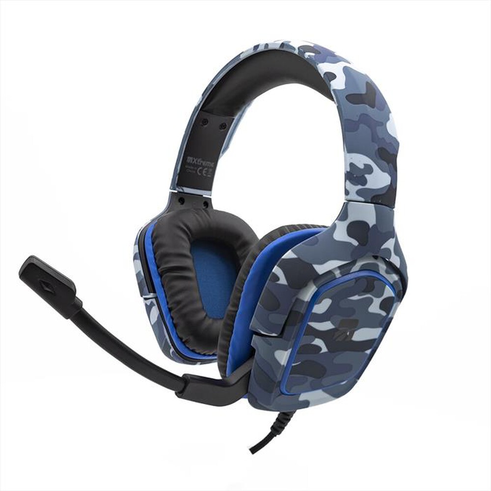 "XTREME - HEADSET ALDAR-CAMOUFLAGE BLU"