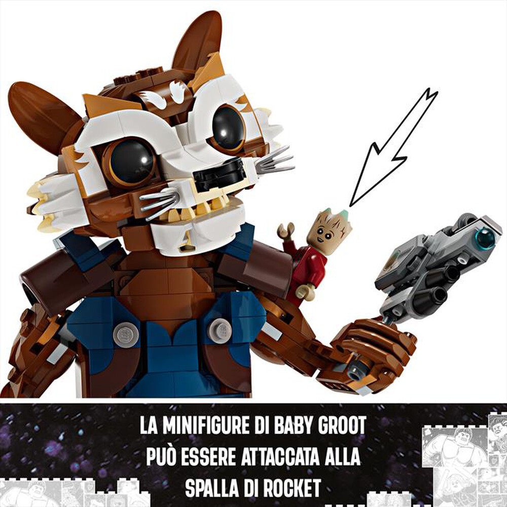 Immagine del prodotto LEGO - SUPER HEROES MARVEL Rocket e Baby Groot 76282