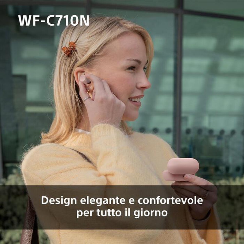 "SONY - Cuffie True Wireless WFC710NP.CE7-Rosa"