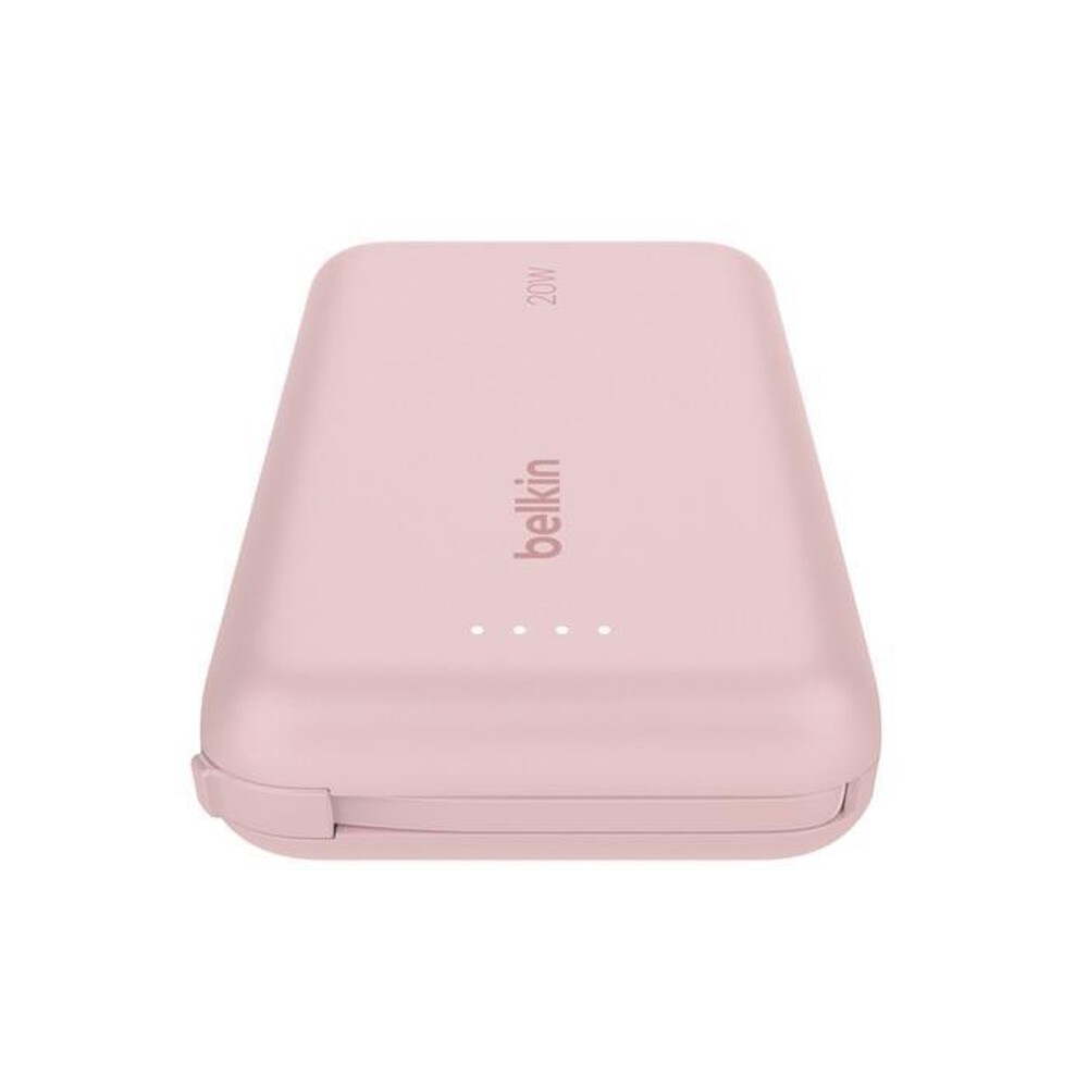 "BELKIN - POWERBANK 10K CON CAVO INTEGRATO-Rosa"