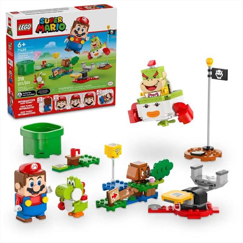 "LEGO - AVVENTURE DI LEGO MARIO INTERATTIVO - 71439-Multicolore"