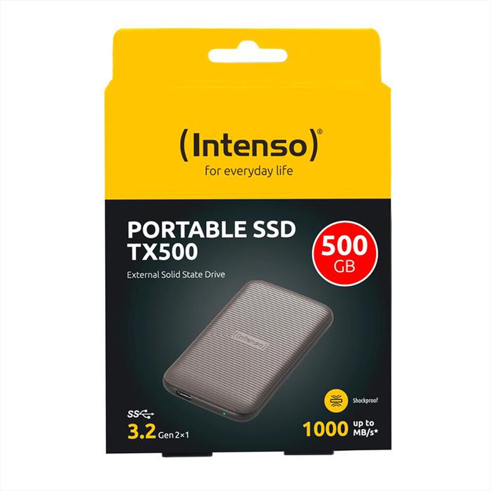 Immagine del prodotto INTENSO - SSD ESTERNA 1,8" TX500 500 GB-MARRONE