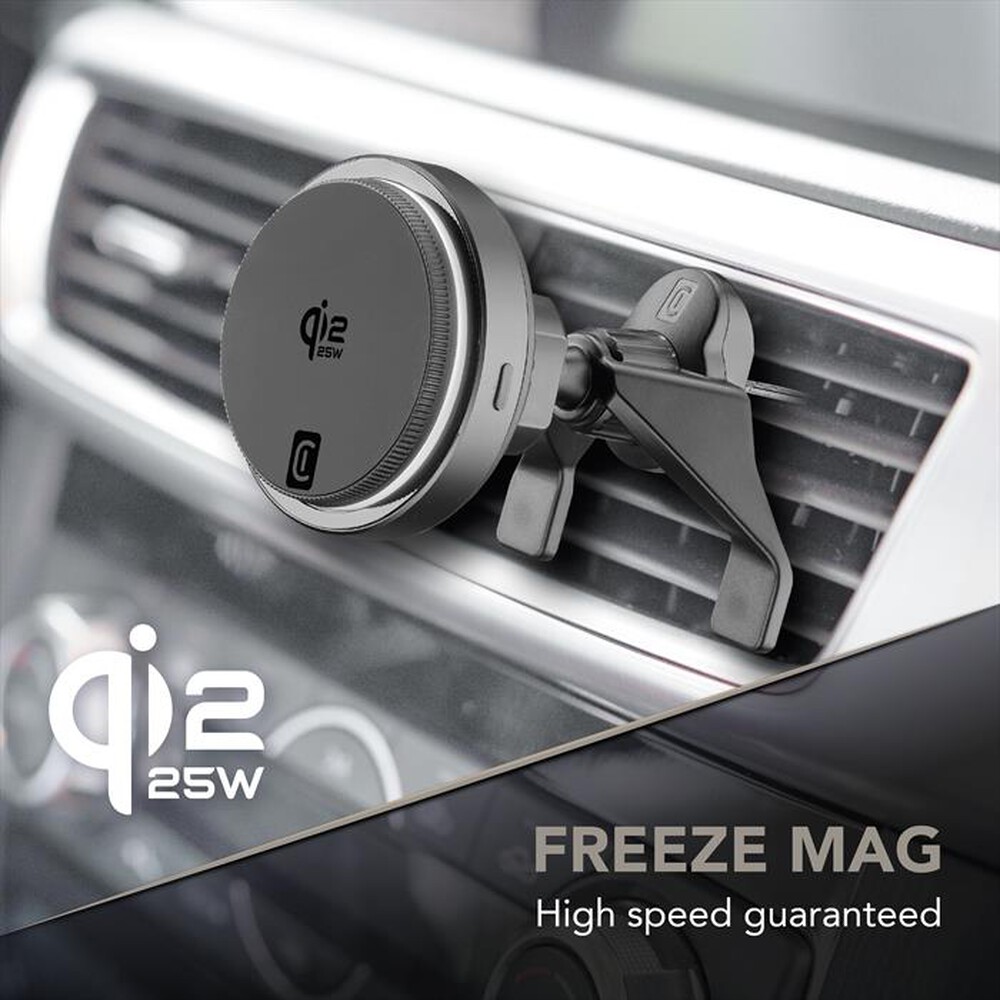 Immagine del prodotto CELLULARLINE - Supporto auto FREEZE MAG QI2 25W-Nero