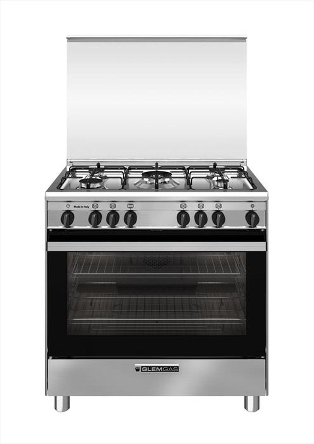 "GLEM GAS - Cucina SA865VI Classe A-Inox"