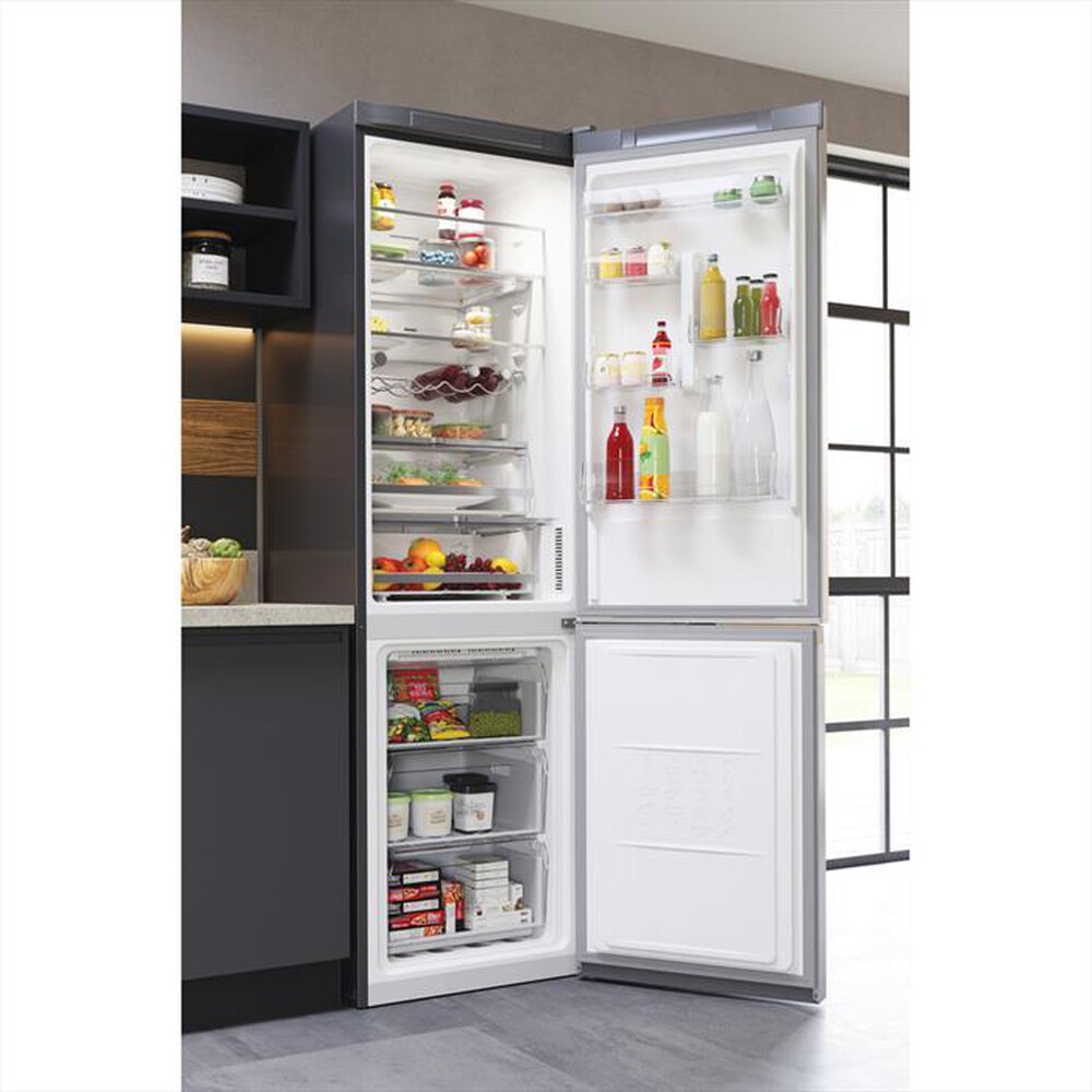 "HOTPOINT ARISTON - Frigorifero combinato HAFC9 TT43SX O3 Classe D-Acciaio inossidabile"