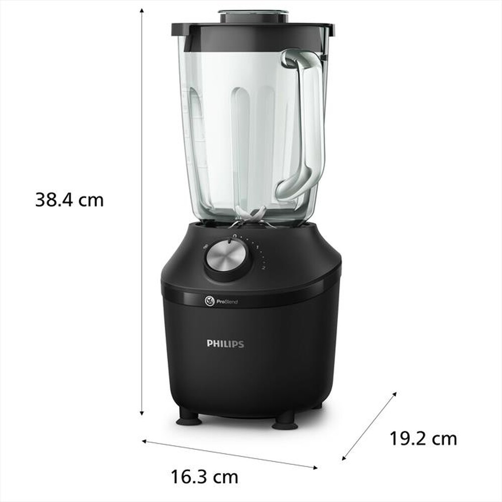 Immagine del prodotto PHILIPS - Frullatore SERIE 3000 HR2291/41-Nero