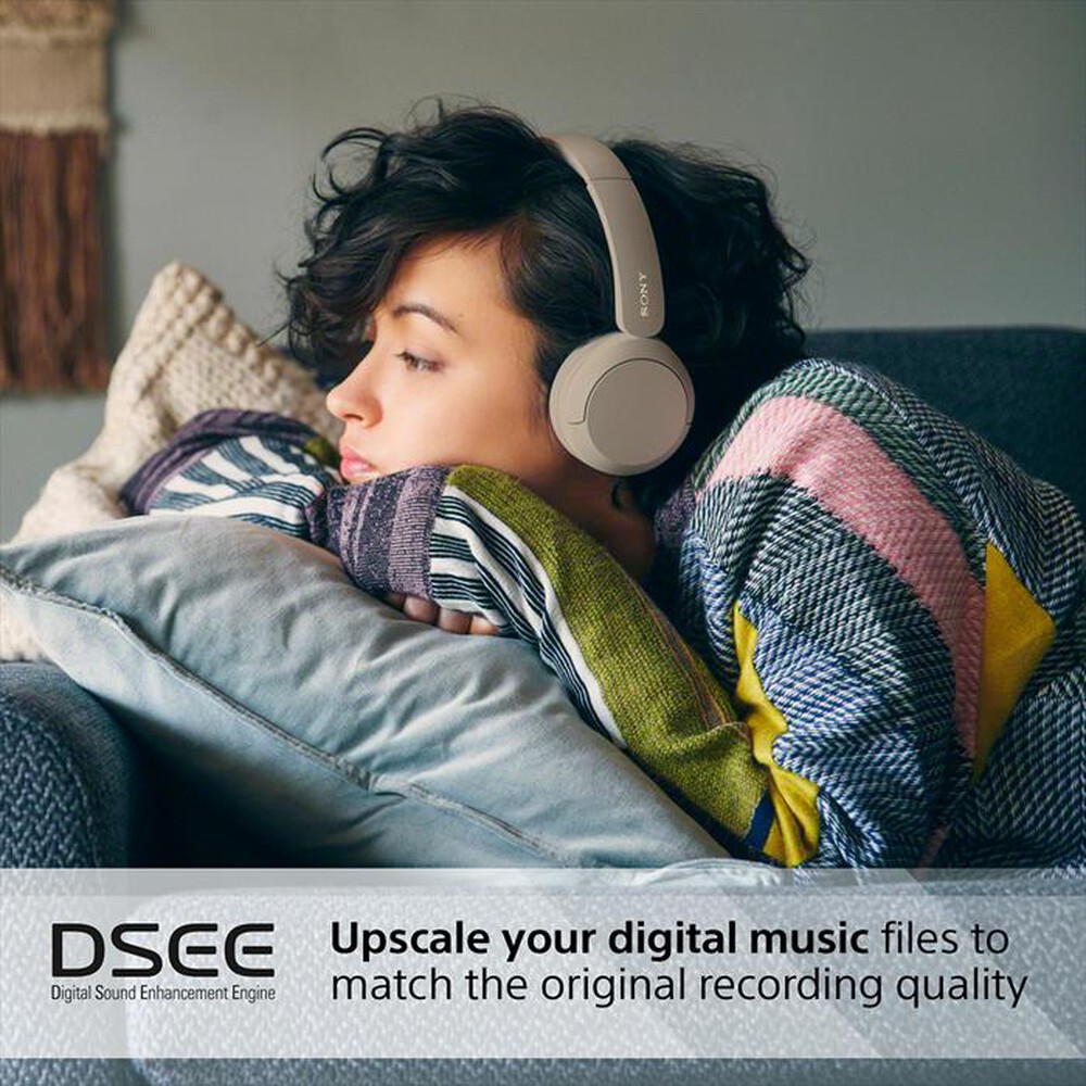 "SONY - Cuffie Bluetooth On ear WHCH520C.CE7-Cappuccino"