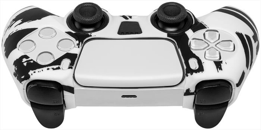 "QUBICK - CONTROLLER SKIN (PS5)-NERO BIANCO"