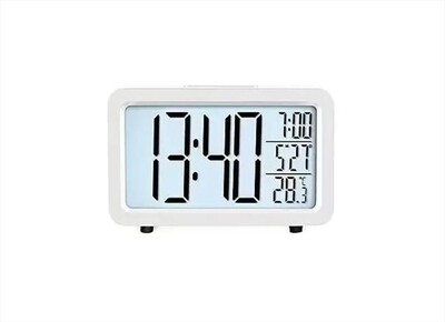 LOWELL - Sveglia digitale radiocontrollata JD9529B-Bianco