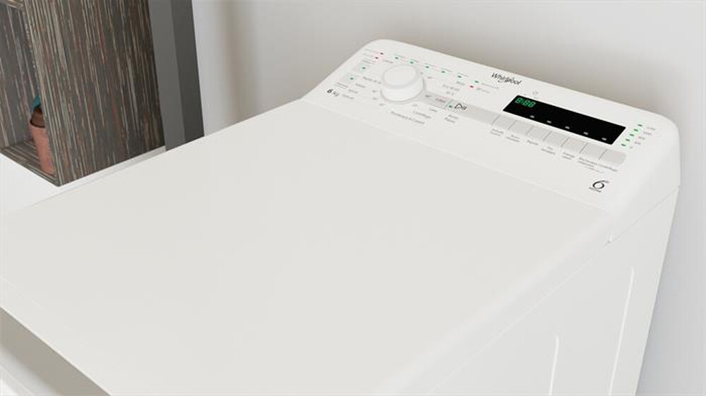 WHIRLPOOL - Lavatrice carica dall'alto TDLR 6240S IT Classe C-Bianco