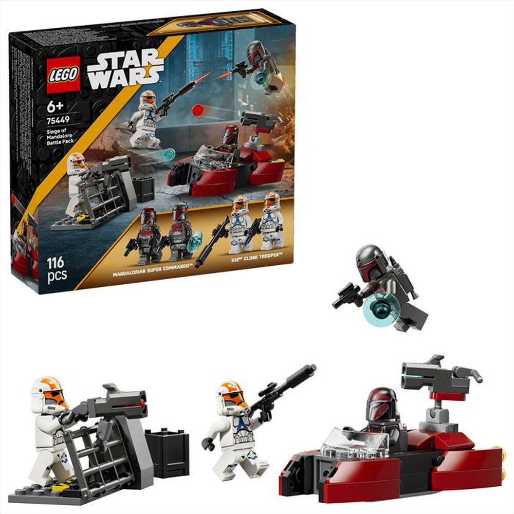 Immagine del prodotto LEGO - STAR WARS Battle Pack Assedio di Mandalore - 75449-Multicolore
