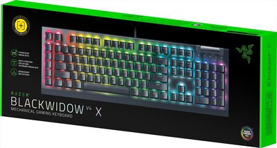 RAZER - Tastiera BLACKWIDOW V4X (YELLOW SWITCH) ITA-Nero