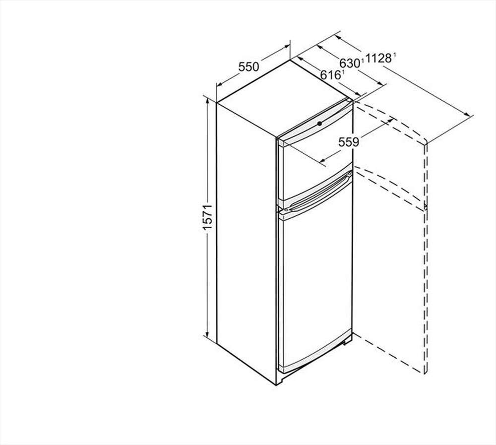 "LIEBHERR - Frigorifero 2 porte CT 2931-21 Classe F 279lt"