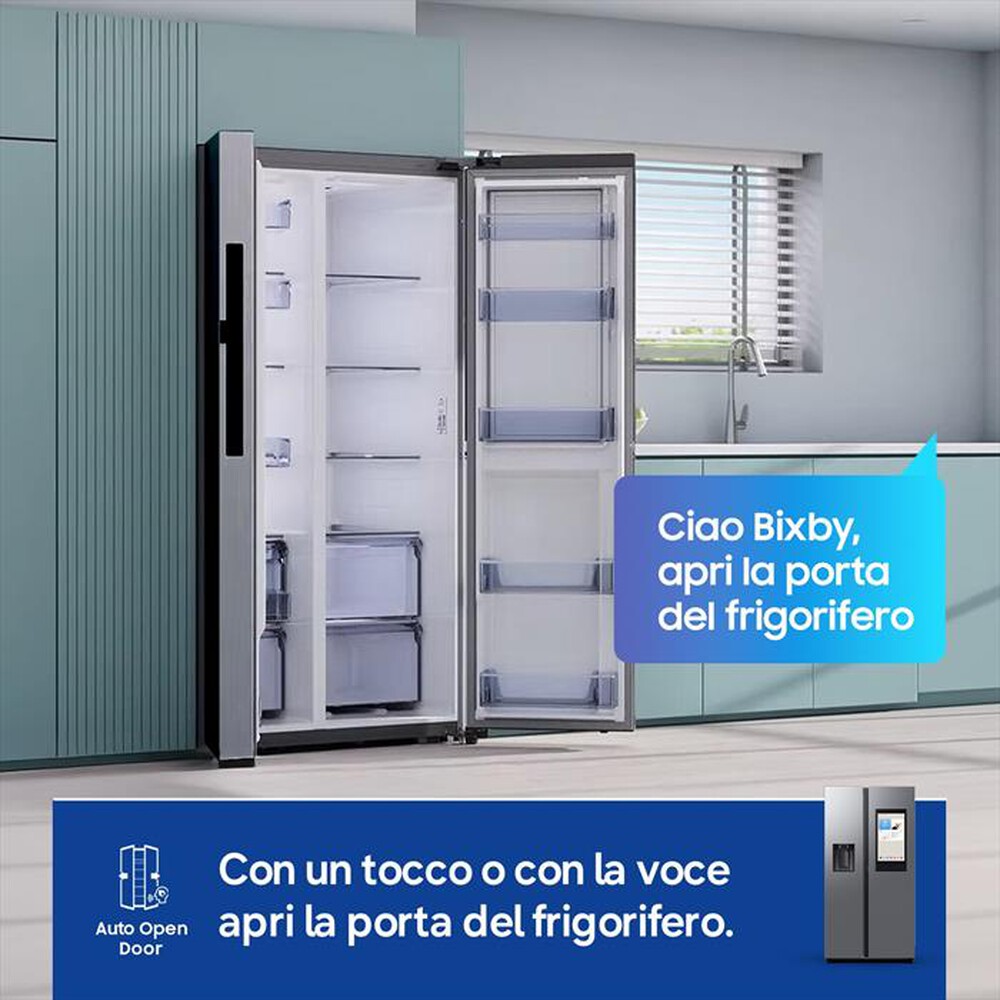 Immagine del prodotto SAMSUNG - Frigorifero side by side RS90F66BETEF Classe E-Inox Spazzolato
