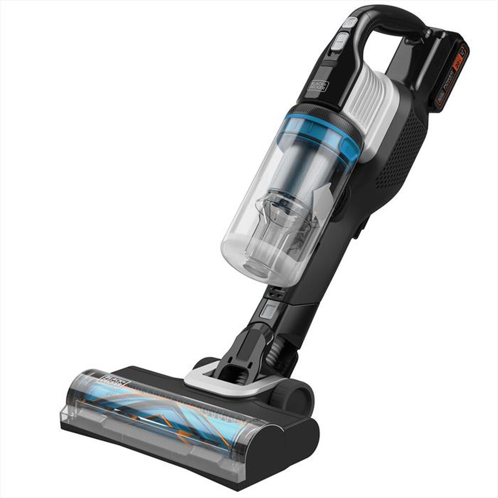 "BLACK & DECKER - Scopa elettrica BHFEB520D1-TITANIUM/BLU"
