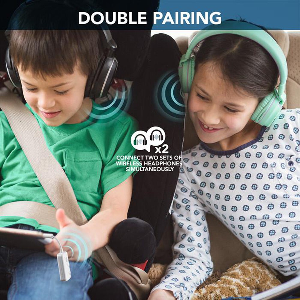 Immagine del prodotto CELLULARLINE - Ricevitori audio bluetooth IN-FLIGHT TRANSMITTER-Bianco