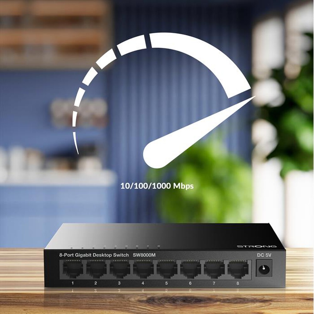 Immagine del prodotto STRONG - Switch Gigabit SW8000M-nero