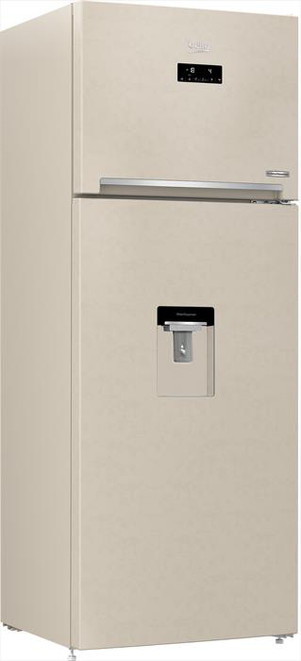 "BEKO - Frigorifero combinato RCNE560E40DBN Classe E 560lt-Sabbia Marmorizzato"