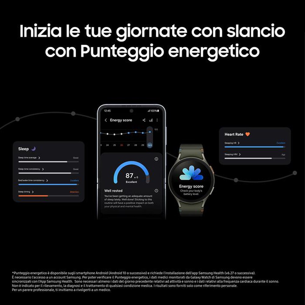Immagine del prodotto SAMSUNG - Galaxy Watch7 40mm BT-GREEN