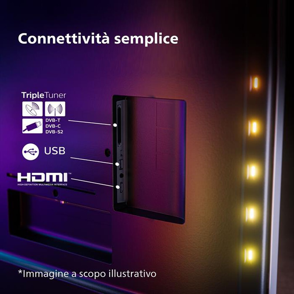Immagine del prodotto PHILIPS - Ambilight Smart TV LED UHD 4K 75" 75PUS8118/12-Antracite