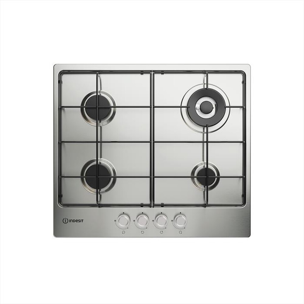 Immagine del prodotto INDESIT - THP 642 W/IX/I 1 PIANO GAS INOX 60CM