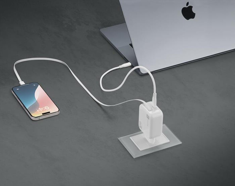 Immagine del prodotto CELLULARLINE - RETRACTABLE POWER 65W-Bianco