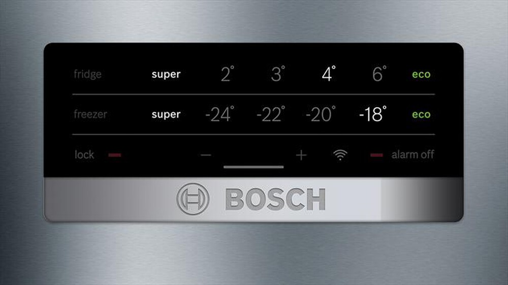 "BOSCH - Frigorifero combinato KGN493LDC Classe D 438 lt-Metal look"