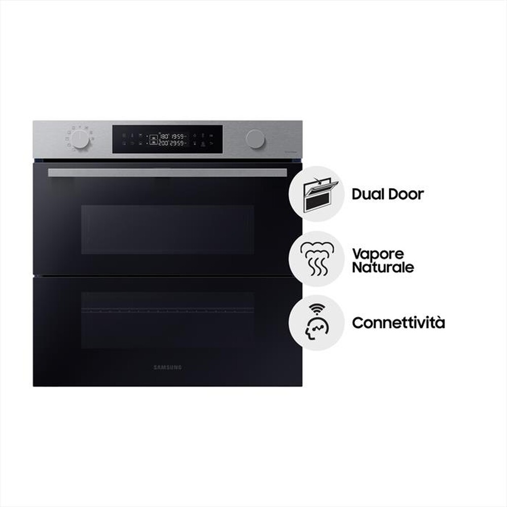 "SAMSUNG - Forno incasso elettrico NV7B4540VBS/U5 Classe A+-INOX"