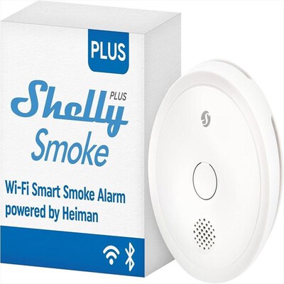 SHELLY - Rilevatore di fumo smart fotoelettrico-bianco
